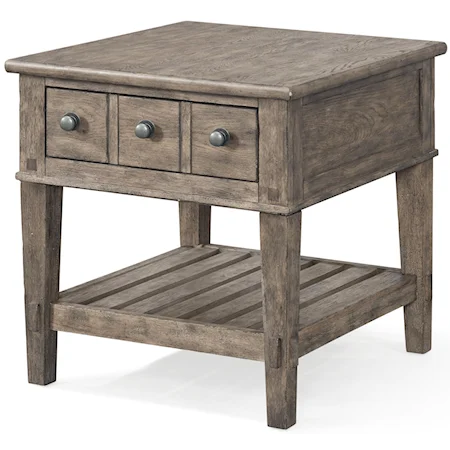 'Whitewater' 1 Drawer End Table